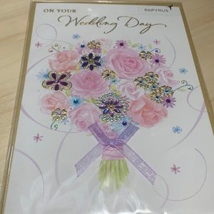 Papyrus Wedding Card